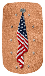 DAROYAL 421 SH CP Flag at Rest Shimmer Copper